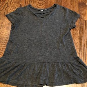 kids grey top